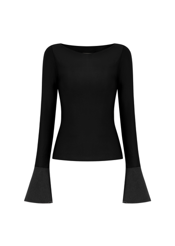 Black Long Sleeve Top