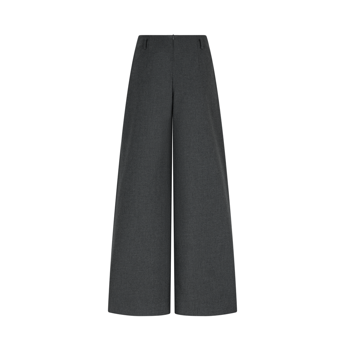 Tailored Grey Pleated Pants