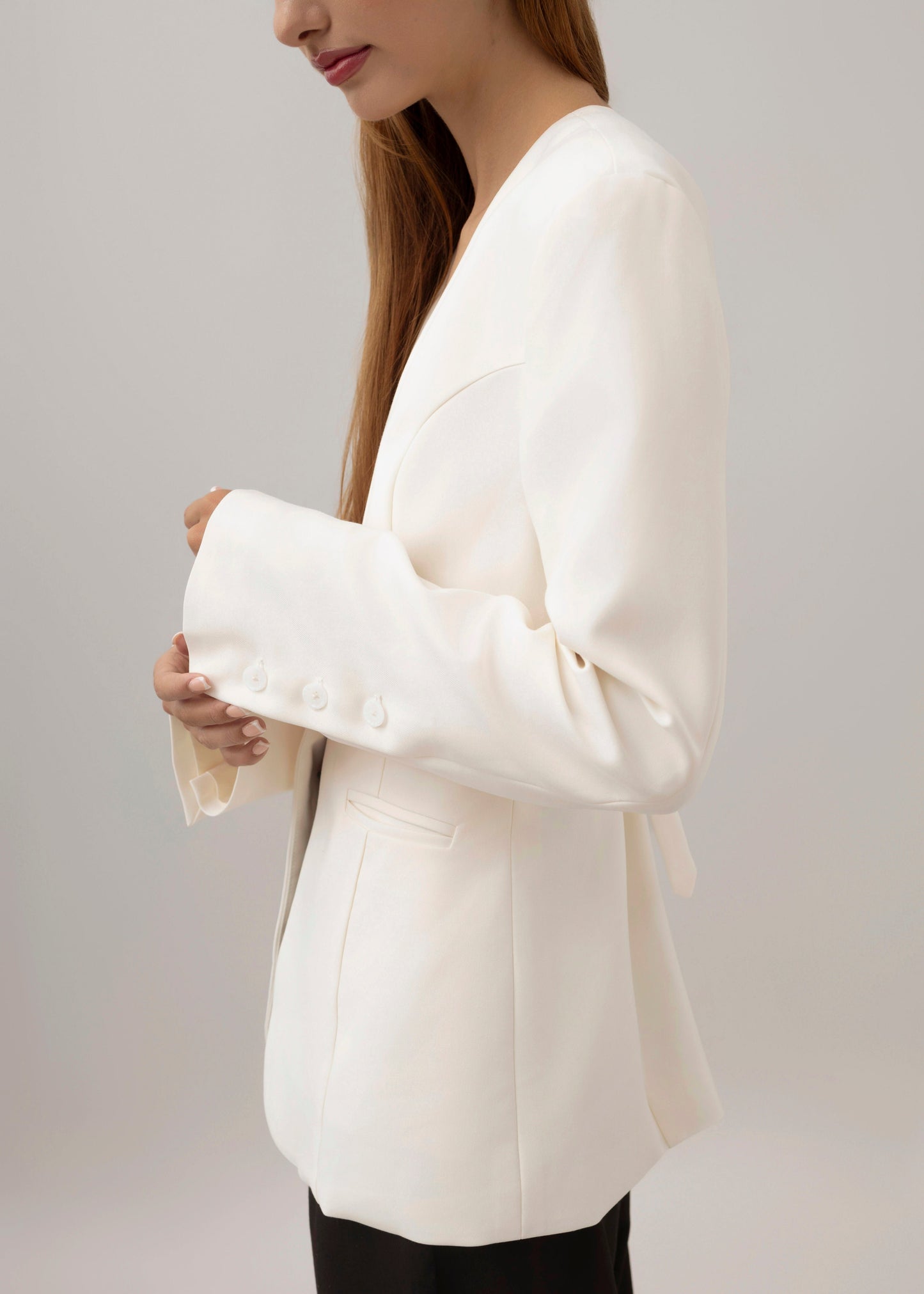 Signature White Blazer